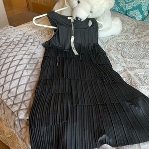 Black flapper dress
